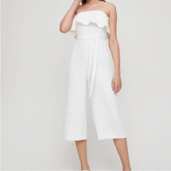 Aritzia flutter off shoulder jumpsuit - Picture 3 of 3